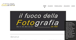 Desktop Screenshot of ilfuocodellafotografia.com